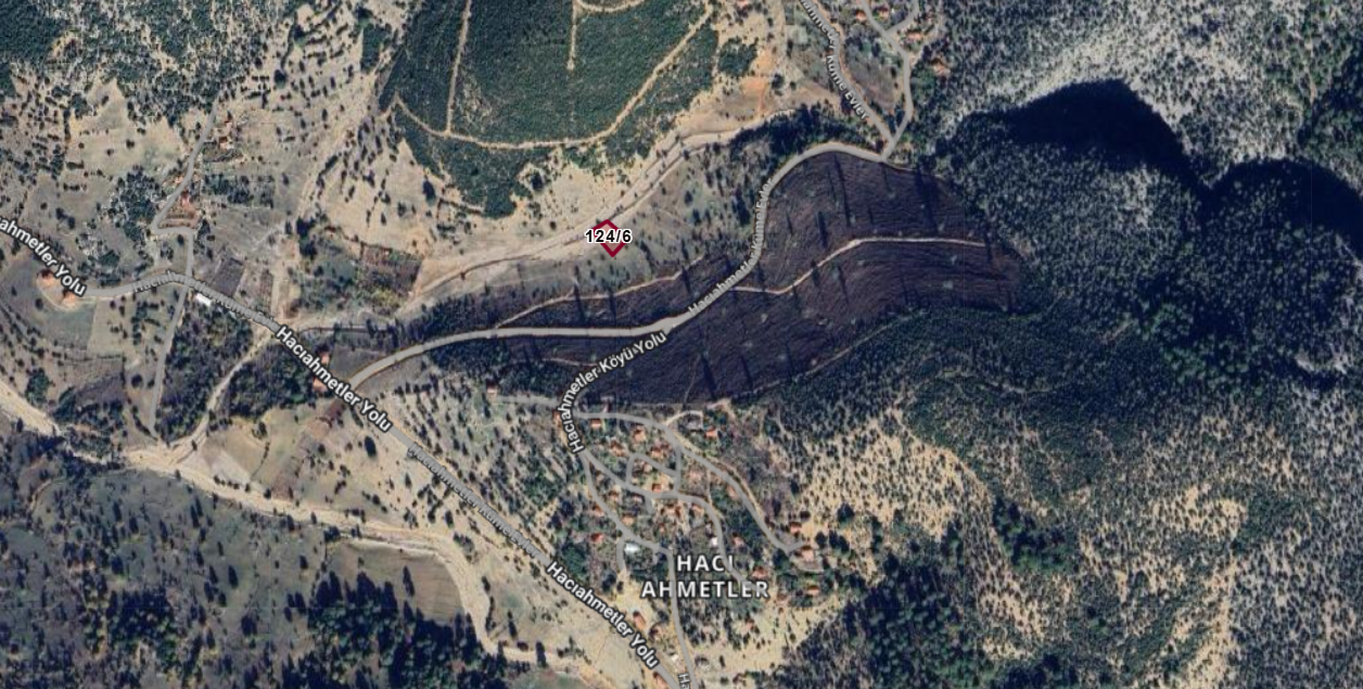 ISPARTA SÜTÇÜLER HACIAHMETLER KÖYÜNDE 1.090 M² TARLA SATILIKTIR. - ISPARTA SÜTÇÜLER fotoğraf 3